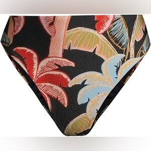 NWT Farm Rio Womens Coconut Night High Waist Bikini Bottom